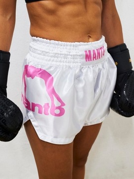 MANTO ЖЕНСКИЕ ШОРТЫ ДЛЯ ТАЙСКОГО МУЗЕЯ двойные белые XS