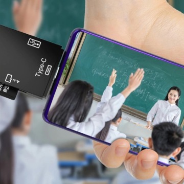 КАРТРИДЕР 5 В 1 USB MICRO TYPE-C MICROSD USB-C