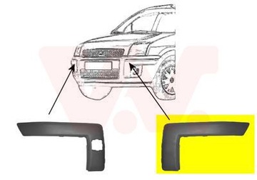 DÍL NÁRAZNÍKU 1811581 VAN UZEL FORD FUSION