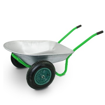 ДВУХКОЛЕСНАЯ ОЦИНКОВАННАЯ СТРОИТЕЛЬНАЯ САДОВАЯ ТАЧКА ДО 150 КГ