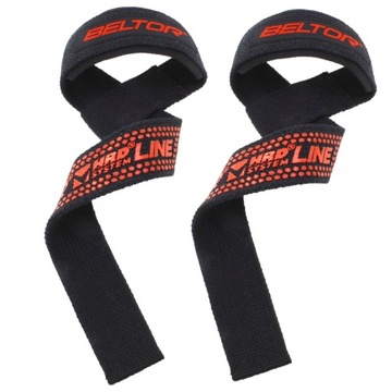 BELTOR PASKI TRENINGOWE UCHWYTY DO MARTWEGO CIĄGU GORILLA GRIP UNIWERSALNE