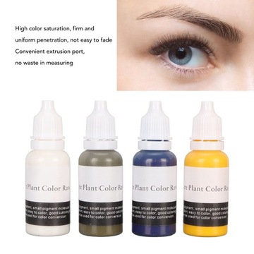 Набор практической туши для ресниц, 4 цвета, 15 мл.