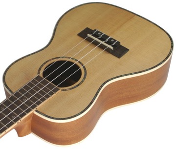 ŚLICZNE UKULELE KONCERTOWE + 10x AKCESORIA MIX14