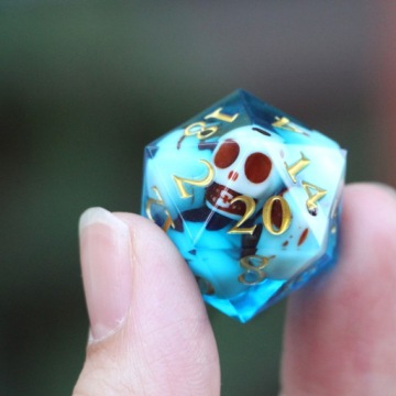 КУБИКИ ДРАКОНА НАБОР ИЗ 7 ЭПОКСИДНЫХ КУБИКОВ РПГ