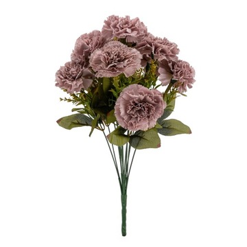 Искусственные цветы ГВОЗДИКА 47 см микс