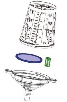SATA RPS 0.3 Чашка для краски 200 мкм 40 шт.