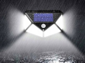 СОЛНЕЧНАЯ ЛАМПА НАСТЕННЫЙ СВЕТИЛЬНИК 100LED ДАТЧИК ДВИЖЕНИЯ