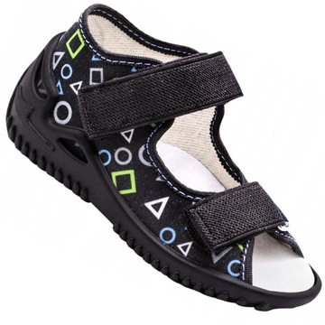 BUTY DLA CHŁOPCA KAPCIE DO PRZEDSZKOLA SANDAŁY 21