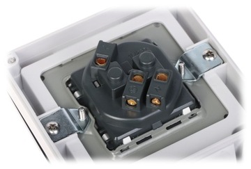 SOLIDNE GNIAZDKO 230V ZEWNĘTRZNE HERMETYCZNE IP66 WODOSZCZELNE