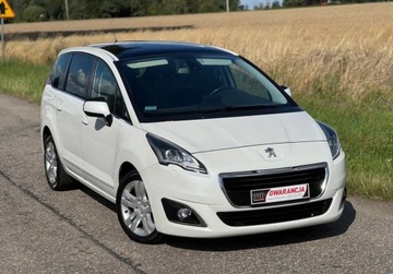 Peugeot 5008 I Minivan Facelifting 2.0 HDi 150KM 2014 Peugeot 5008 nav LEDY Polski Salon PISEMNA GWARANCJA w cenie Transport, zdjęcie 4