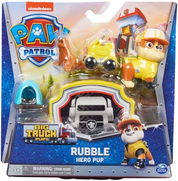 PSI PATROL BIG TRUCK PUPS FIGURKA RUBBLE AKCESORIA