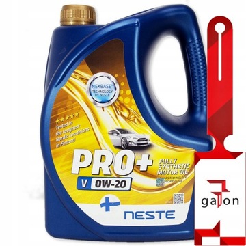NESTE PRO V 0W20 4L - syntetyczny olej silnikowy