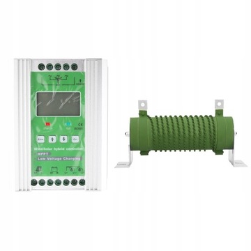 Hybrydowy regulator ładowania LCD Wind Solar MPPT