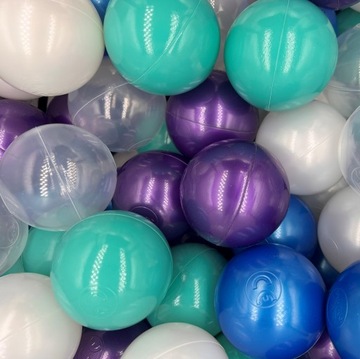 Plastikowe piłeczki piłki kulki zestaw 500szt. 7cm