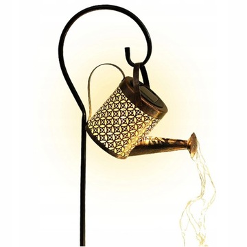 LAMPA SOLARNA OGRODOWA LAMPION Konewka Led 80 cm