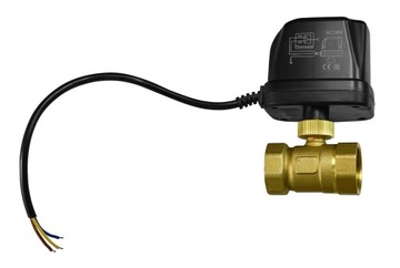ELEKTROZAWÓR KULOWY 1/2'' CALA 230V DN15 SIŁOWNIK ELEKTRYCZNY DO WODY