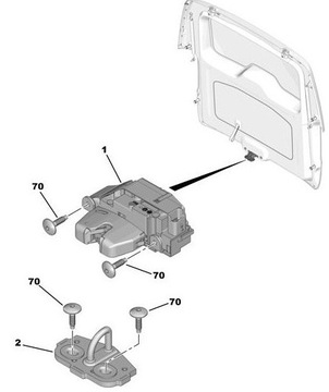 CITROEN OE 9804762080 ZÁMEK KRYT