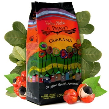 Yerba mate El Pajaro Guarana 1000g MEGAMOC 1kg