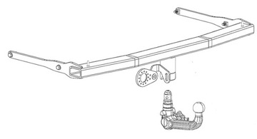 NOVÝ ODEPÍNACÍ ZAŘÍZENÍ(HÁK) TÁŽNÝ DO VOLKSWAGEN VW TAIGO CS1 CROSSOVER 09.2021-