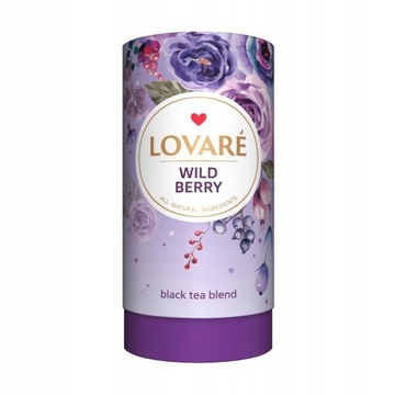 LOVARE MIESZANKA HERBAT WILD BERRY 80G TUBA