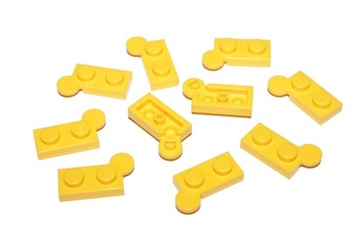76*LEGO 2430 PŁYTKA ZACZEP na ZAWIAS ŻÓŁTY 10szt