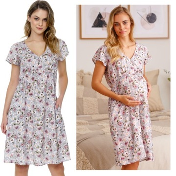 TUNIKA CIĄŻOWA w kwiatki Doctor Nap Flowers XL