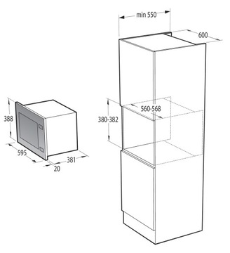 Zestaw biały GORENJE BPSA6747A08WG + BM251SG2WG
