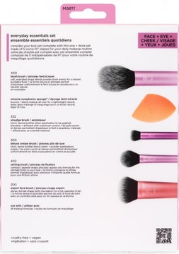 Кисти для макияжа Real Techniques Набор PROFESSIONAL MAKE-UP со спонжем