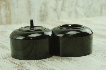 B puszka natynkowa do osprzętu podtynkowego gniazdka wyłączniki loft retro