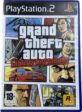 GTA LIBERTY CITY STORIES GRAND THEFT AUTO płyta bdb mapa ANG PS2