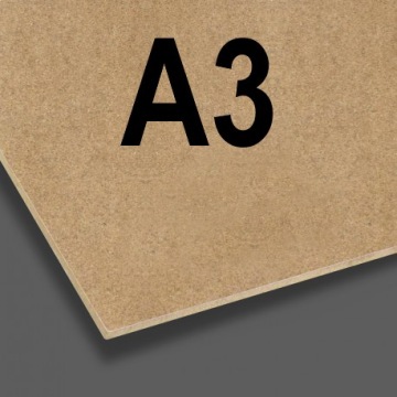 Плита МДФ 8мм RAW, А3 420Х297