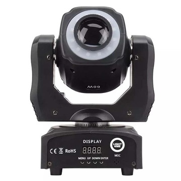 LIGHT4ME MINI SPOT 60W RING - Светодиодная подвижная головка