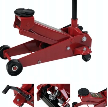 Домкрат 3,5 т. Автомобильная лягушка + резина + сильная педаль