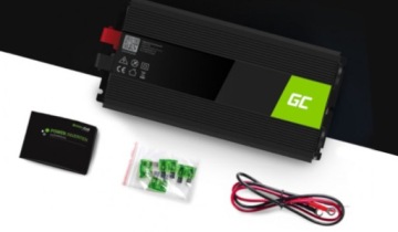 Автомобильный преобразователь Green Cell 12В в 220В, 2000Вт/4000Вт