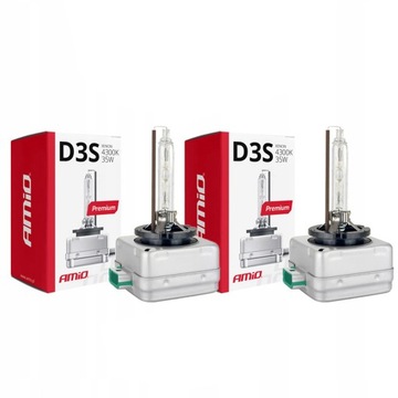 D3S 4300K ŻARNIK XENON AMIO HID PREMIUM x2 SZTUKI