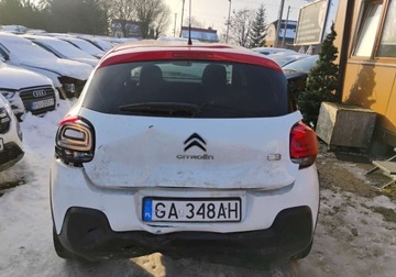 Citroen C3 II Hatchback facelifting 1.2 PureTech 110KM 2016 Citroen C3 112016r SALON POLSKA.1.2 Benzyna. Uszkodzony. Poobijany. Jezdzi, zdjęcie 17