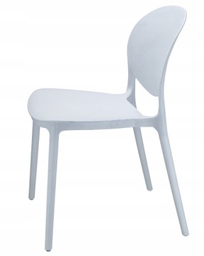 Krzesło DESIGNERSKIE Stylowe Nowoczesne Białe