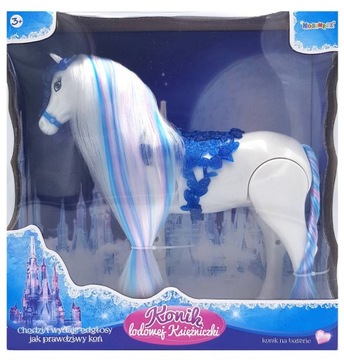 ЛОШАДЬ ЛЕДЯНОЙ ПРИНЦЕССЫ ХОДИТ И ИЗДАЕТ ЗВУКИ