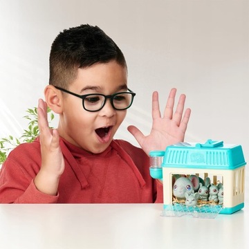 МЫШКА-СЮРПРИЗ МАМА С ДЕТЬМИ МИНИ-СИНИЕ LITTLE LIVE PETS COBI MOUSES