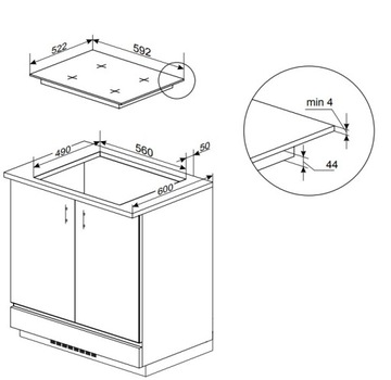 Piekarnik Amica ED3751BA V PIZZA STUDIO + AMMB25E5SGVB + PI6540PHTUN 3.0