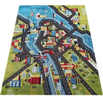 Килим дитячий KIDS 3 CITY сенсорний 3D для кімнати дитсадка 300x400