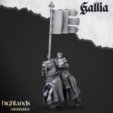 Молодые рыцари Галлии x10 CMD - Highlands Miniatures
