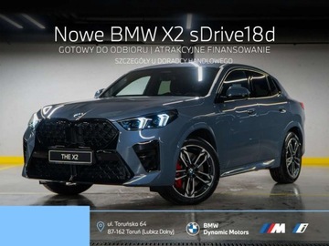 BMW X2 U10 SUV 2.0 18d 150KM 2025 BMW X2 sDrive18d 150 KM - Pakiet M Pro - Adaptacyjne LEDy - HarmanKardon