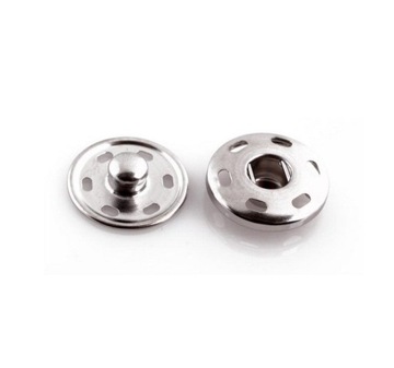 Zatrzask przyszywany napa 17MM SREBRNA 2szt 690