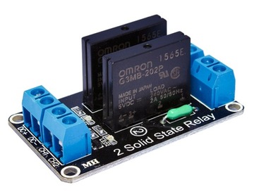 Moduł 2 przekaźników półprzewodnikowych SSR