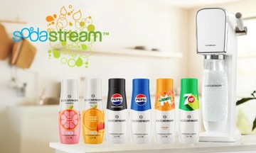 6x КОНЦЕНТРАТНЫЙ СИРОП SODASTREAM 6 ВКУСОВ ДЛЯ САТУРАТОРА 9л НАПИТОК 440мл