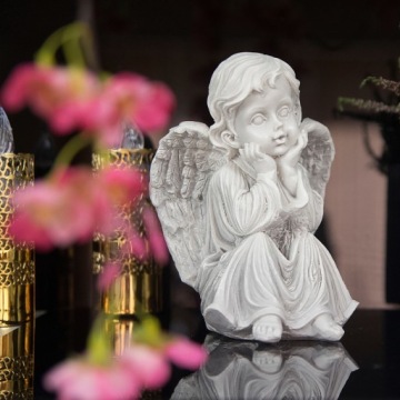 ПЛАСТИКОВАЯ ФИГУРКА АНГЕЛА ДЛЯ МОГИЛЫ АНГЕЛ ДЛЯ МОГИЛЫ