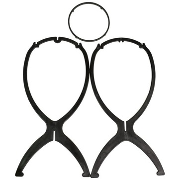 Складная регулируемая пластиковая подставка для парика.