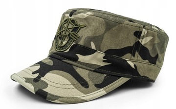 Patrolówka męska militarna czapka z daszkiem moro