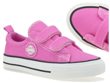 TRAMPKI DZIECIĘCE BUTY SPORTOWE NISKIE TENISÓWKI SZKOLNE NA RZEPY R. 34